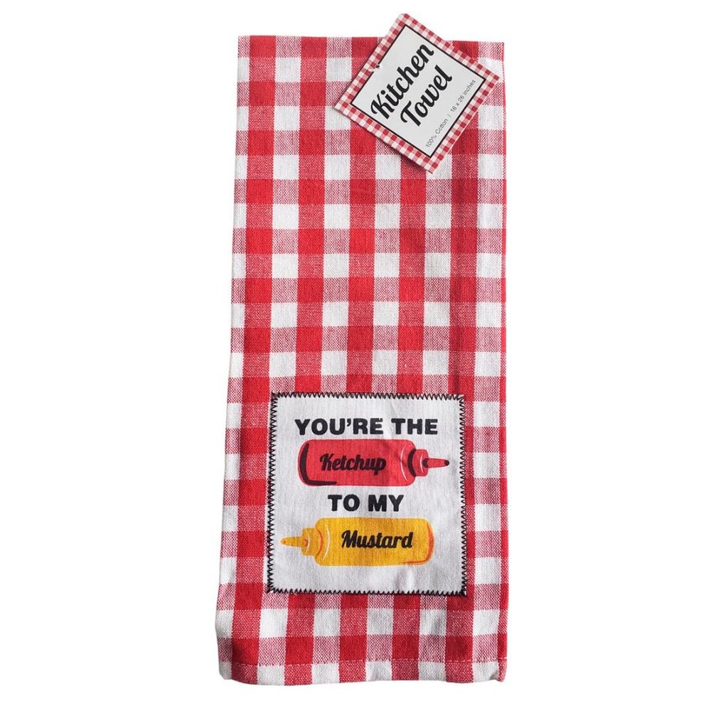 🏠 🍒 Kane Home Summer Plaid Kitchen Dishtowel